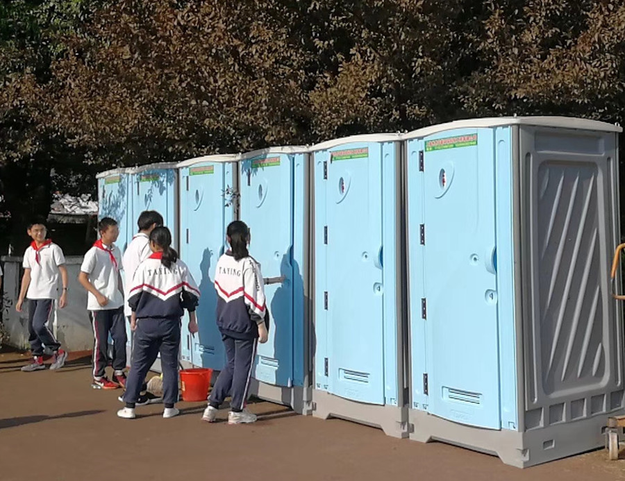 TOPPLA Portable Toilets used in School