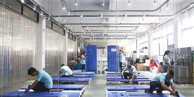 used mobile toilets factory