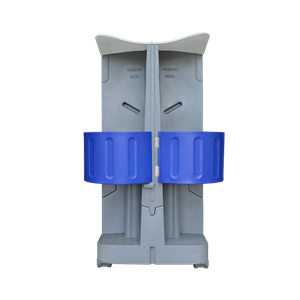 Urinoir mobile TPU-L01 Urinoir sur pied Panneau de clôture pour 4 personnes