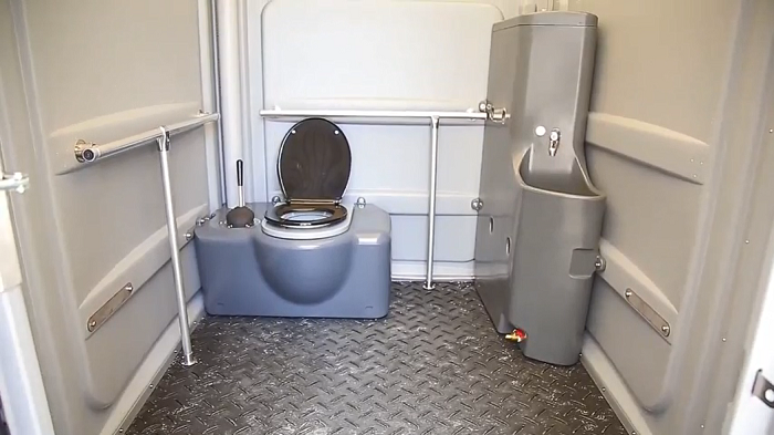 accessible portable restroom