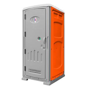 TPT-M01 Portable Flushable Toilet Site Toilet Outdoor Orange