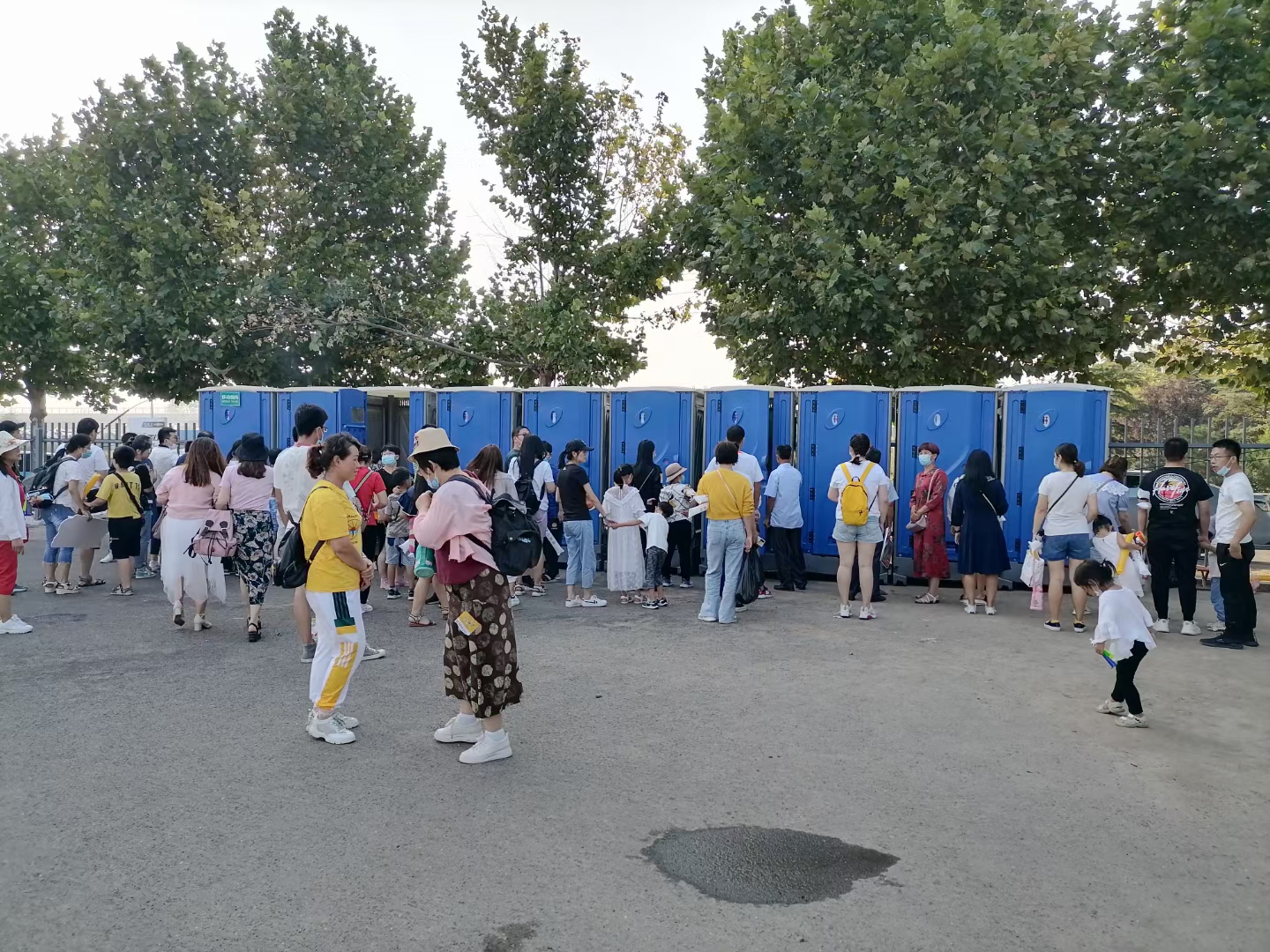 portable toilets
