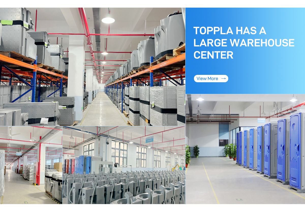 portable toilet and shower room