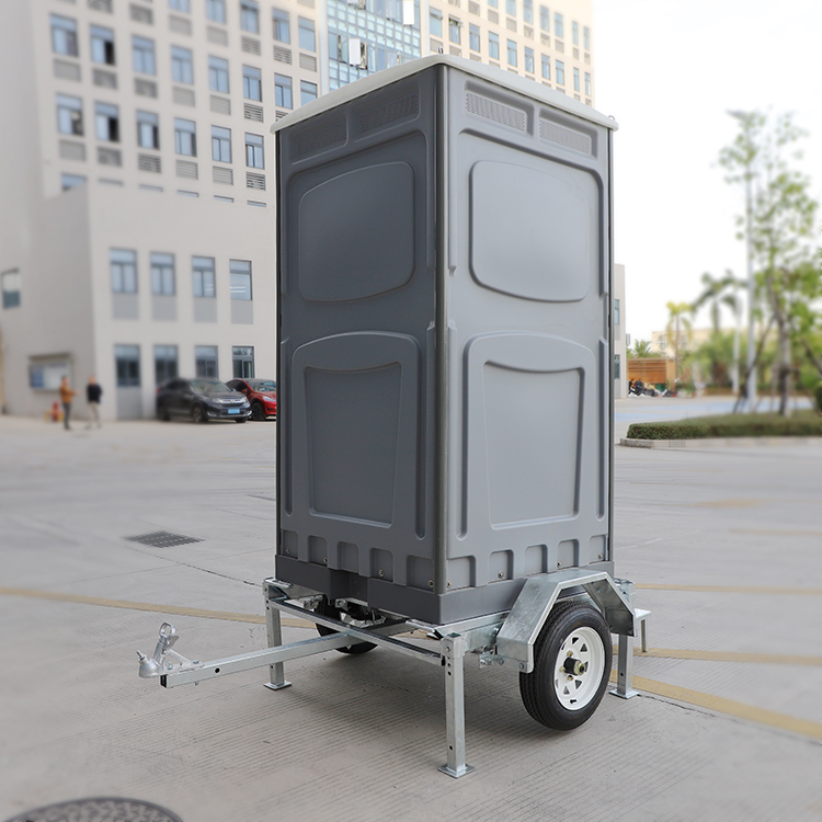Toppla Vip Mobile Toilet Trailer Luxury Movable Portable Toilet Trailer for Portaloo Outdoor Use