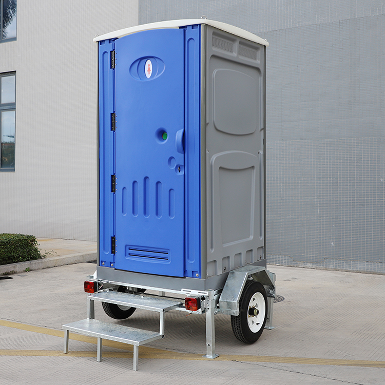 Toppla Vip Mobile Toilet Trailer Luxury Movable Portable Toilet Trailer for Portaloo Outdoor Use