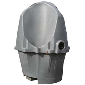 4-in-1 휴대용 적층형 소변기, 회전 성형 HDPE 소재, 대용량 폐수 탱크 포함, 행사 및 건설 현장용 야외 공용 소변기