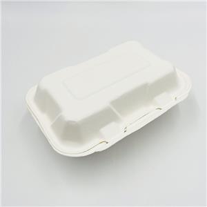 Compostable Food Containers Sugarcane Clamshell Food Containers