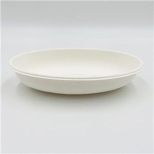 Ciotola di carta bianca compostabile da asporto