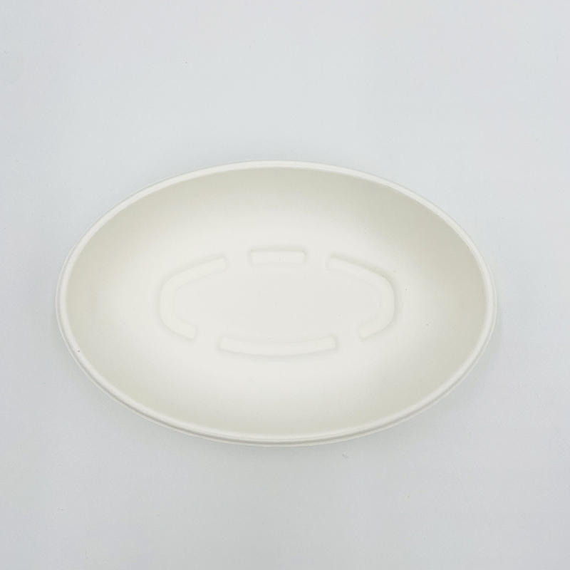 Compostable To Go Boxes White Paper Bowl