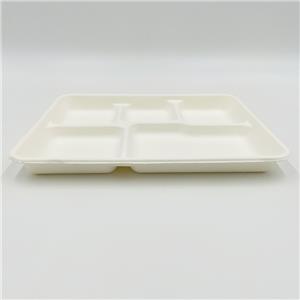 Pulp Tray Packaging Bagasse Meal Tray