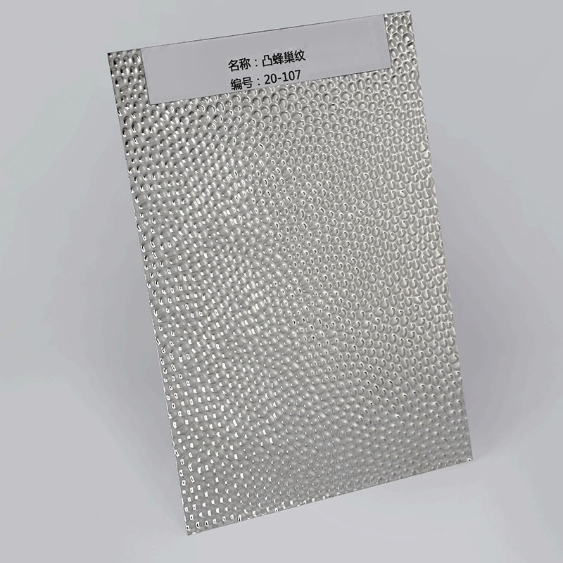 Emobssed Colored Stainless Steel