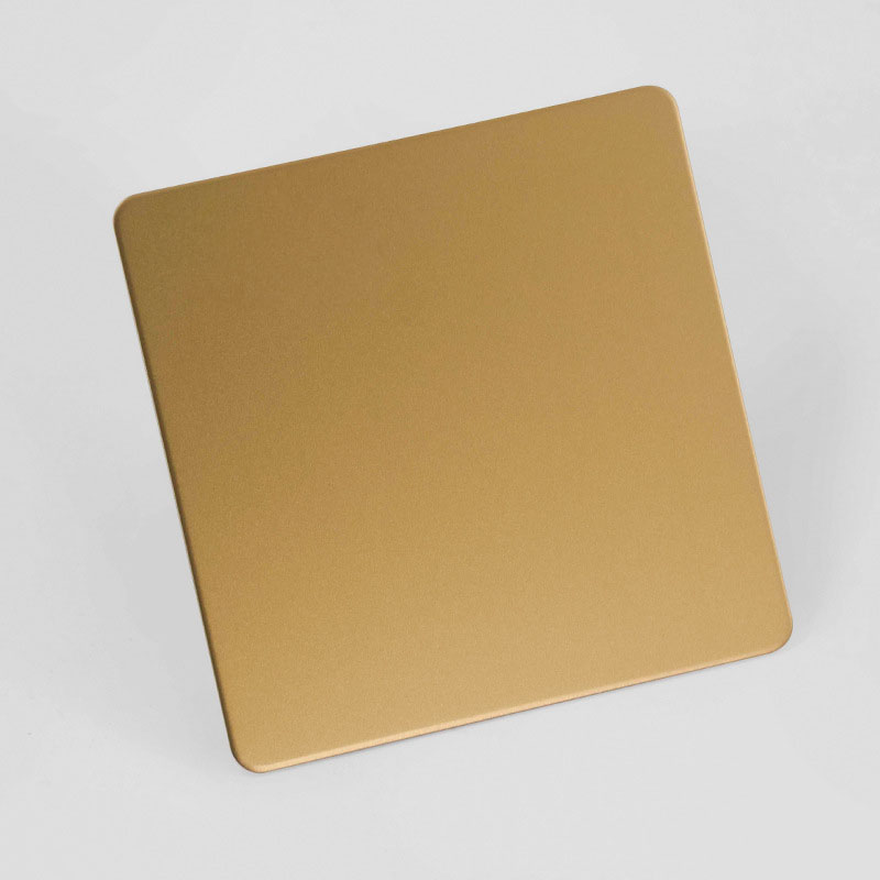 Sand Blasted Colored Stainless Steel