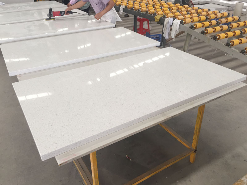 Supply Solid vena pure white quartz countertops Wholesale Factory