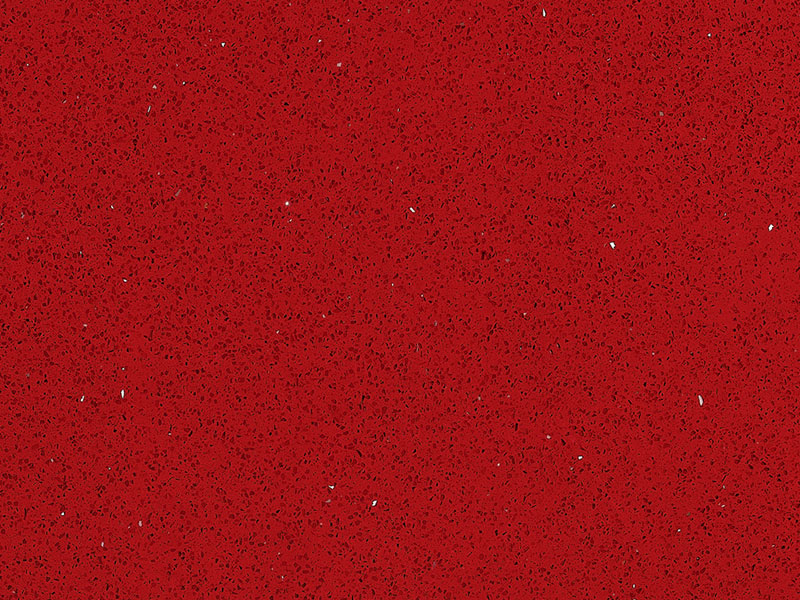 Supply Red sparkle quartz worktop countertops Wholesale Factory