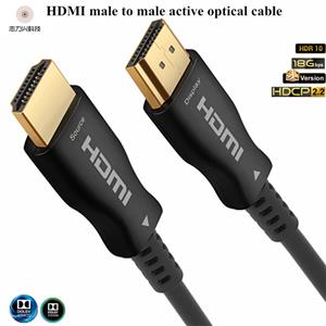 25 Meters Best 4k Hdmi Fiber Optic Cable Support HDR 3D ARC 18G