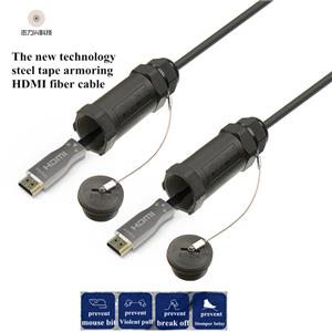 25meters Best Hdmi 2.0 B Active Optical Cable 4K HDR Armoured Cable