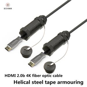 40 Meters Hdmi 2.0 Active Optical Cable 4k 18gbps Hdmi Armoured Cable