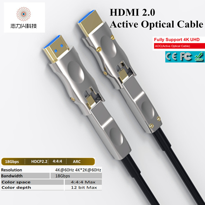70 Meters Hdmi Type A To Type D Both Sides Detachable 4k 18gbps Cable