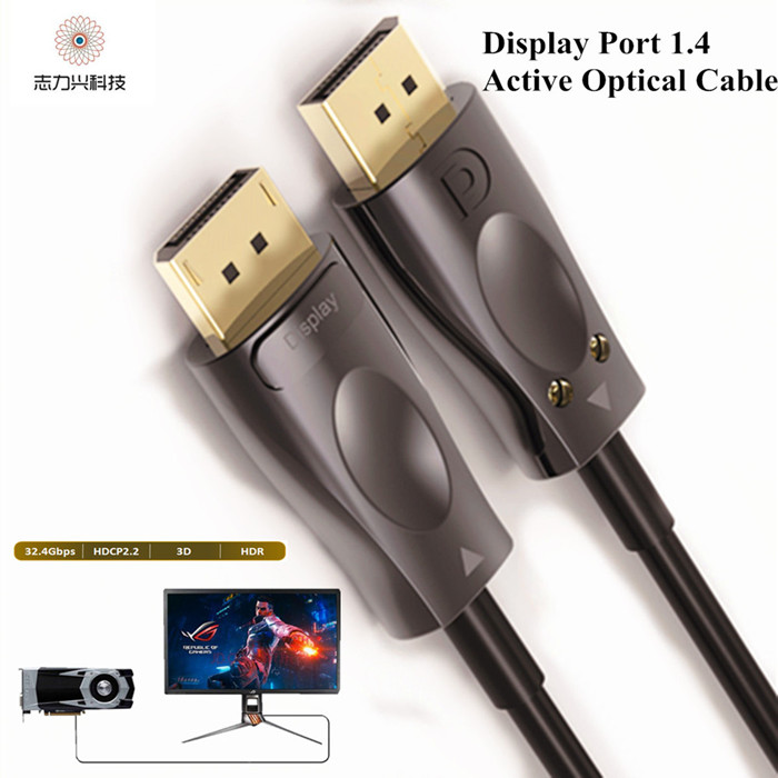 20 Meters Displayport 1.4 AOC Cable 4K 144hz