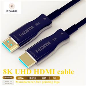 15 Meters Hdmi 2.1 Active Optical Cable 8k 120hz AOC Cable