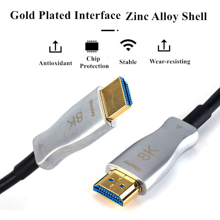 30 Meters 8k Hdmi 2.1 Aoc Fiber Optic Hdmi Cable 48gbps For Officeworks
