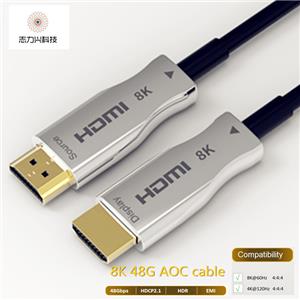 60 Meters Hdmi 2.1 8K 60hz Fiber Optic Cable Support HDR 3D EARC