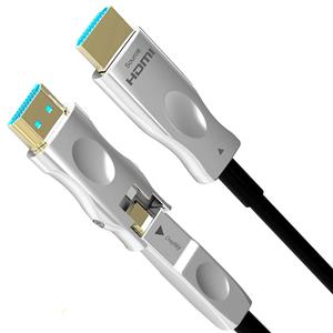 10 Meters Hdmi A To Micro Hdmi 2.1 Detachable In Wall AOC Cable
