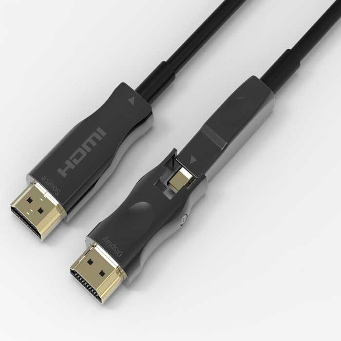 40 Meters Hdmi 2.1 Type A To D Both Sides Detachable 8K 120hz Cable