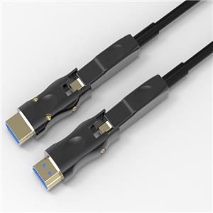 30 Meters Hdmi 2.1 Type A To D Both Sides Detachable Gaming Cable With ARC