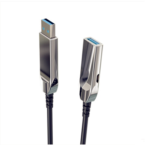 30 Meters USB3.0 Super Speed AOC Fiber Optic Cables AM To AF