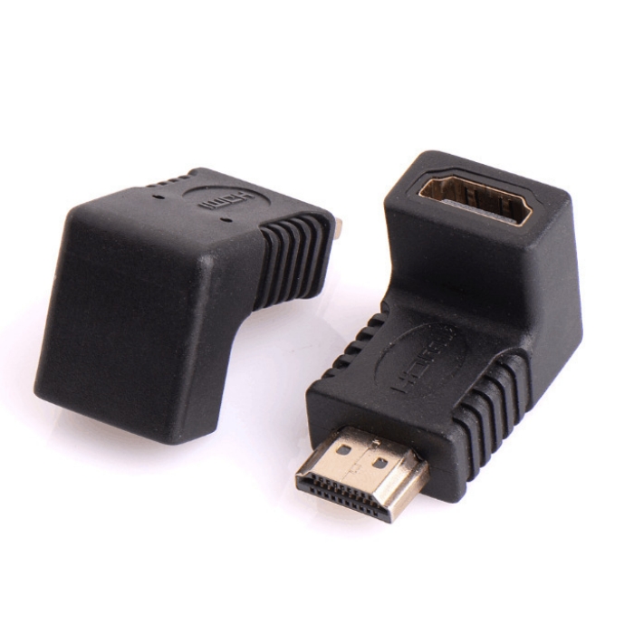 HDMI A Male-A Female 90° adapter