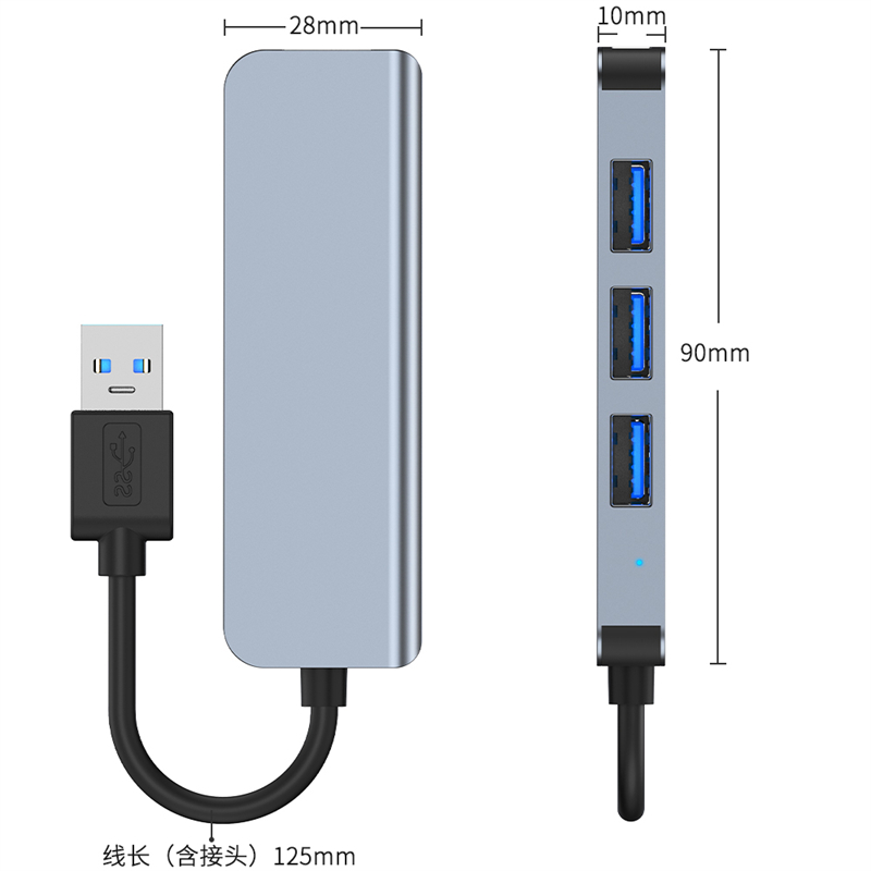 USB3.0 to USB3.0*1+USB2.0*3