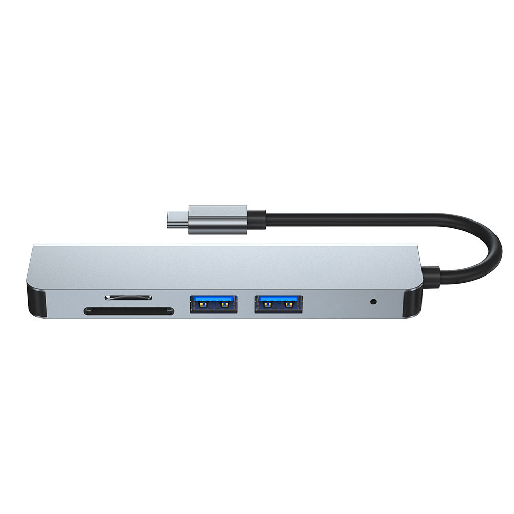 TYPE-C to HDMI+USB3.0*1+USB2.0*1+SD+TF