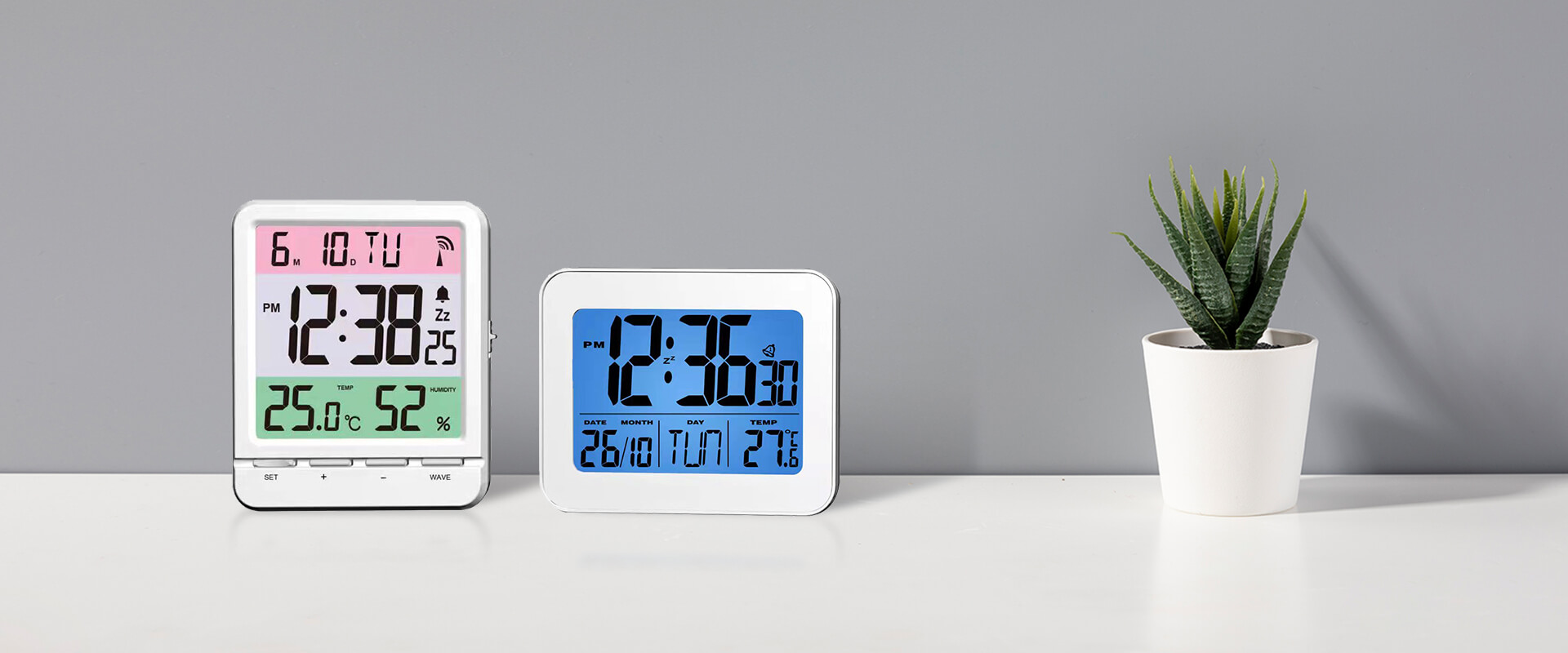 Прикроватные цифровые часы для спальни