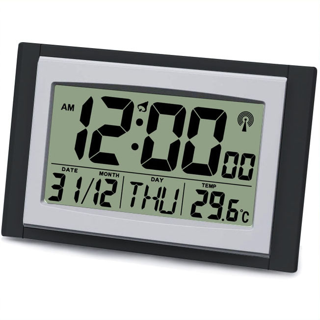 Radio Controlled Lcd Wall Clock Factory