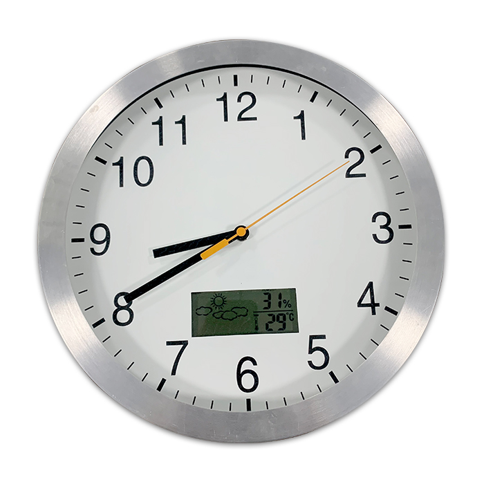 12 inch Mute Round Electronic Calendar Simple Modern Clock Factory