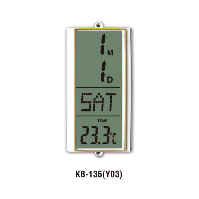 136 Vertical Blanching LCD Fitting Of Wall Clock Factory