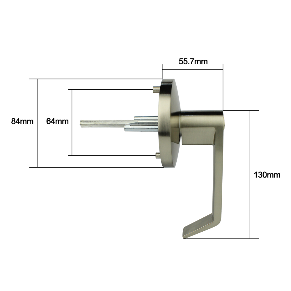 UL mall mergency exit only push door handle