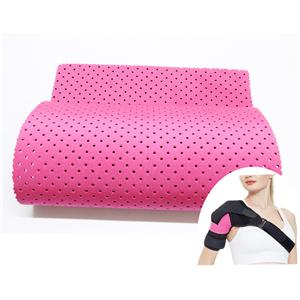 Perforated Punching Neoprene Sheet With Polyester and Nylon Fabric for Sports