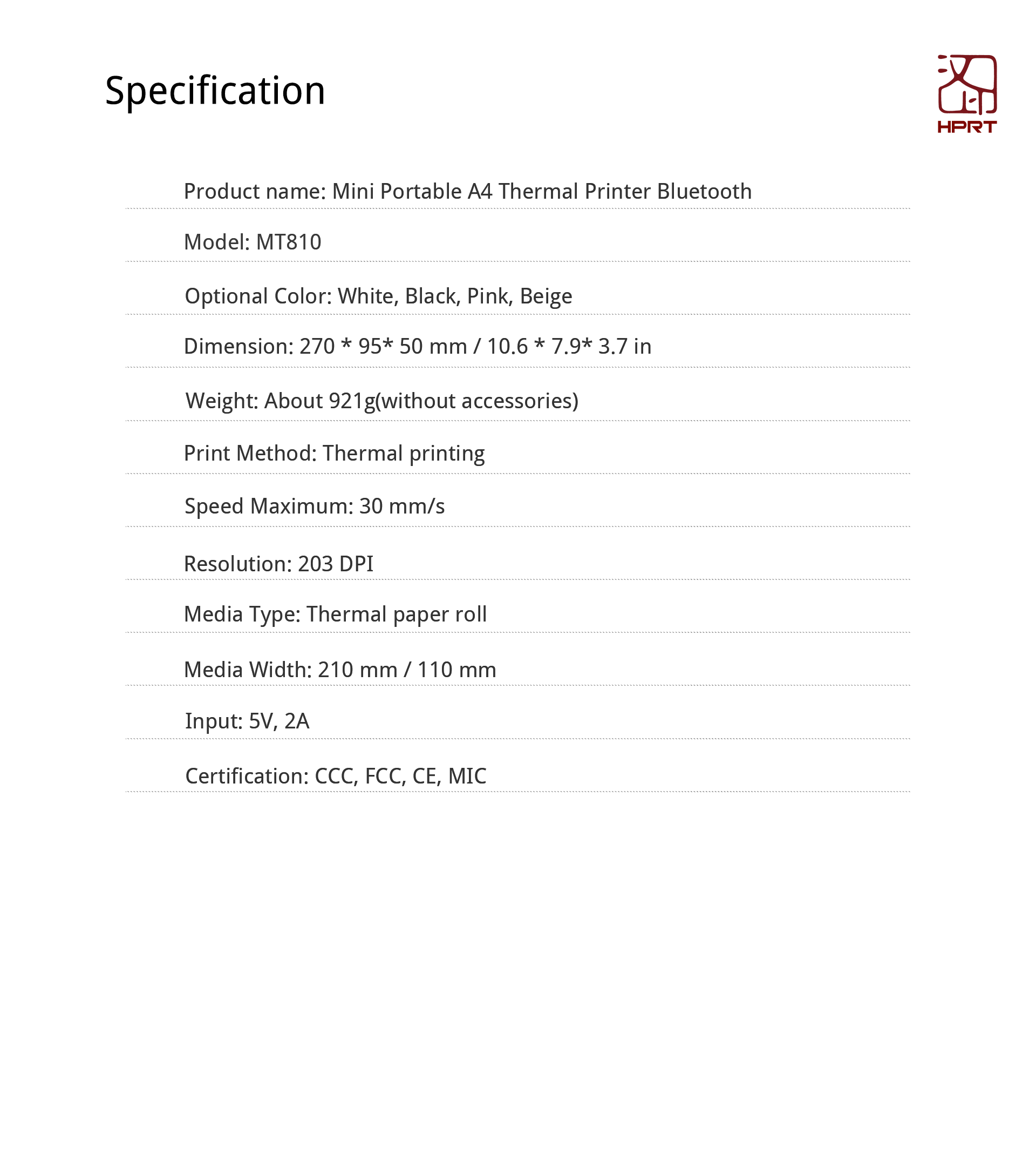 Impresora Térmica Portátil A4 Para Documentos Móviles Mini Foto Bluetooth  Fábrica OEM,ayinprinter.com