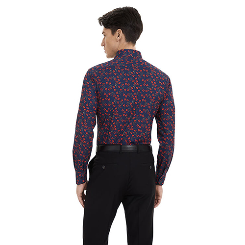 Printed Knitted Buiness Formal Shirt For Retail