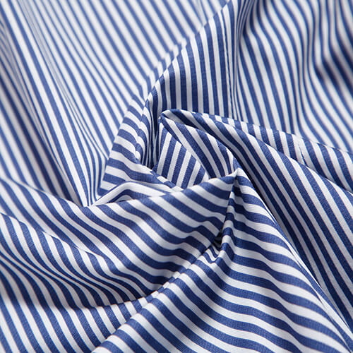 Cotton Spandex Striped Knit Fabric Make Shirt