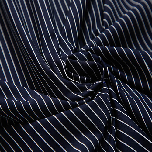 Cotton Spandex Striped Knit Fabric Make Shirt