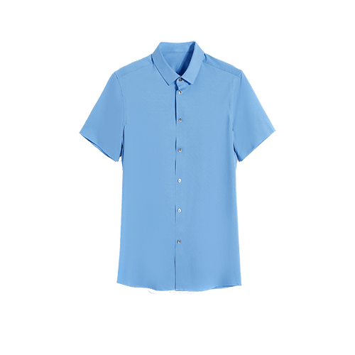 Male Sporty Flexible Polo Button Down Shirt