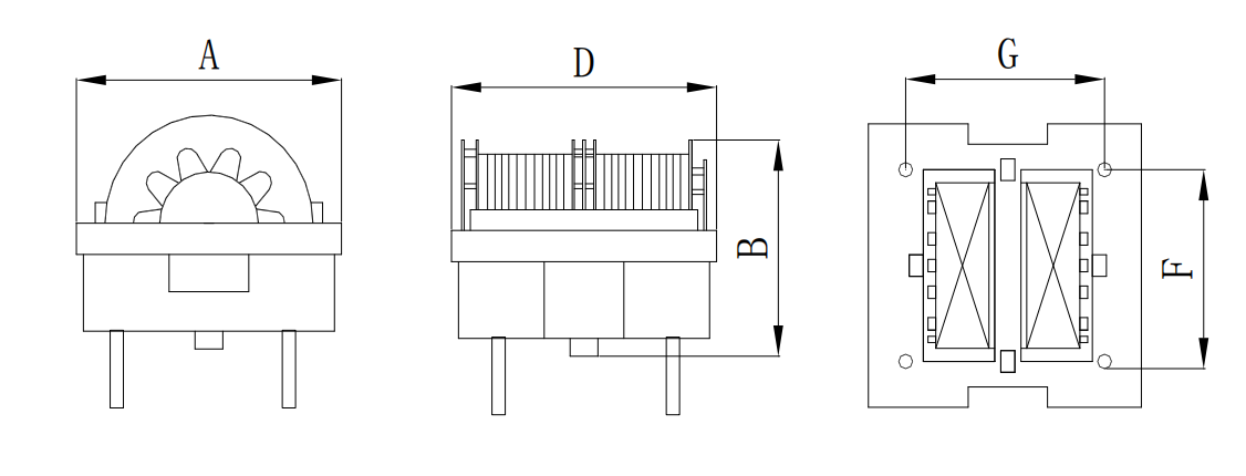Filtering inductance