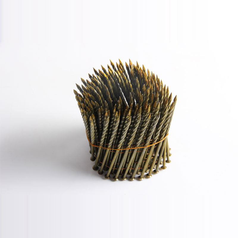 15 Degree Screw Shank Coil Nails