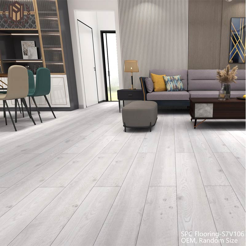 Supply High Gloss Micro Beveled Valinge Interlock Spc Flooring