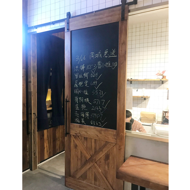 blackboard sliding door