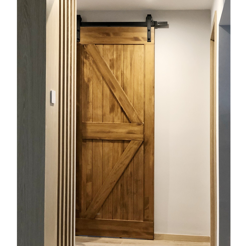 double style sliding barn door