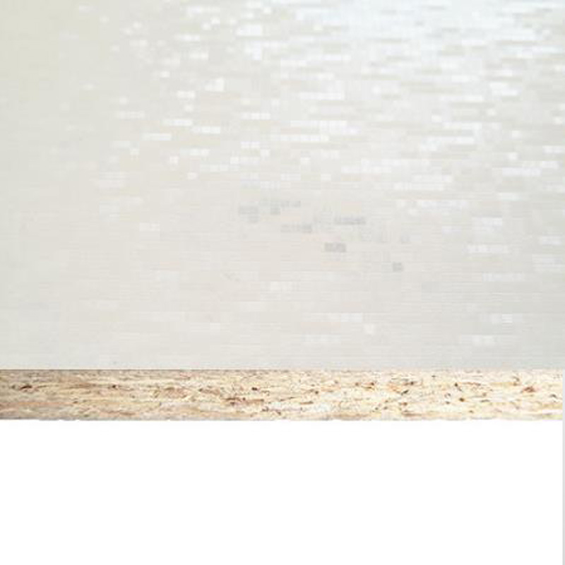 Truciolare bianco caldo a mosaico E1 a doppia pasta da 16 mm